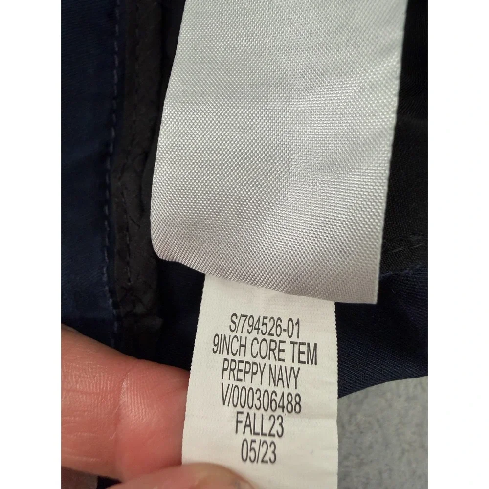 Banana Republic Chino Core Temp Shorts Mens‎ 33 Navy Bermuda Minimalist Preppy
